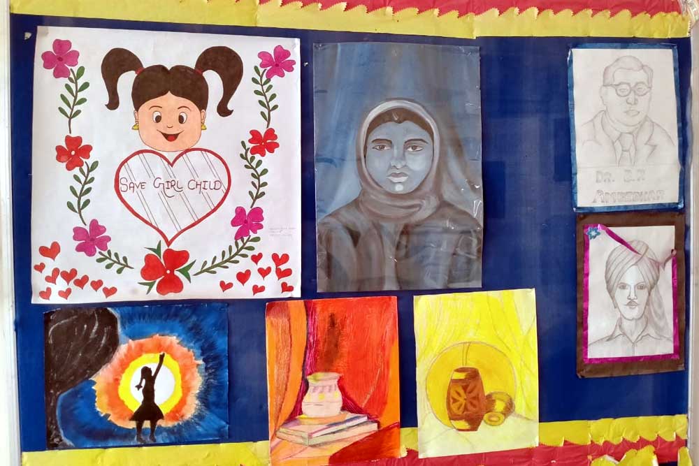 Art & Craft @ Shri Guru Ravidass Public School, Chuharwali, Jalandhar